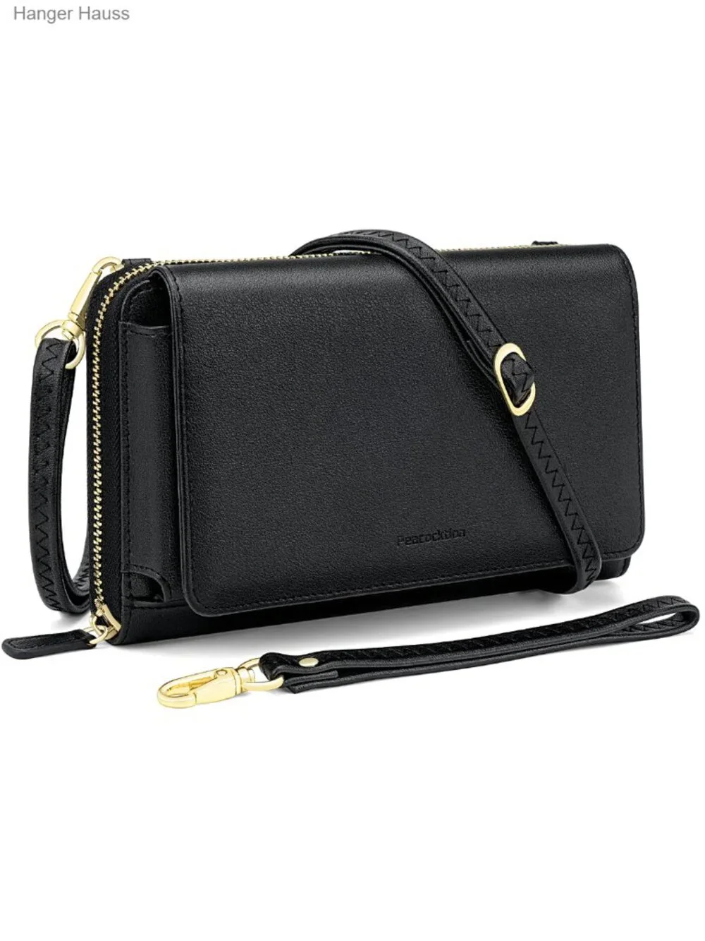 Crossbody Bags for Women RFID Wristlet Vegan Leather Small Clutch Purse with